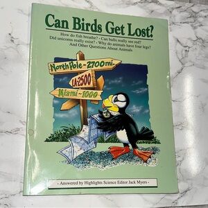 VINTAGE Can birds get lost kids highlights book
